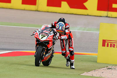 Davies' Panigale streikte im ersten Training