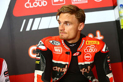 Chaz Davies lag in beiden Sepang-Rennen hinter Rea