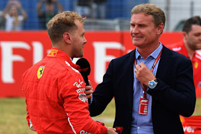 Sebastian Vettel und David Coulthard