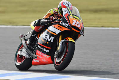 Alex De Angelis auf der Forward-Yamaha in Motegi