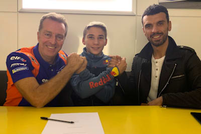 Hervé Poncharal, Deniz Öncü und Kenan Sofuoglu 