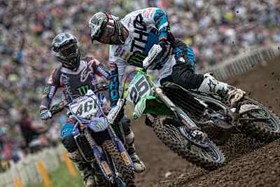 Clement Desalle setzte sich in Ernée auch gegen Romain Febvre durch