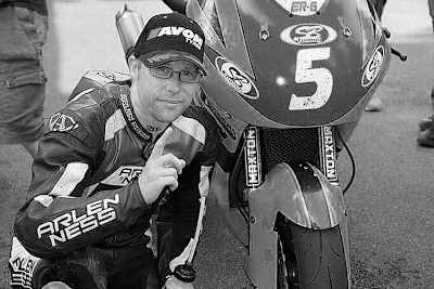 Jamie Hodson nach seinem Sieg beim letztjährigen Manx GP