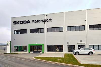 Die neue Zentrale von Skoda Motorsport