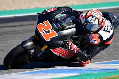 Fabio «DIGGIA» Di Giannantonio beim Moto2-Test in Jerez im November 2018