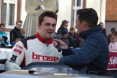 Dominik Dinkel bei der Rallye Haut-Var