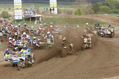 Perfekte Starts: Kolencik/Hejhal (111) vor Hofmann/Dörig (50), Richter/Nicke (88), Peter/Zatloukal (911) und Sieber/Klooz (7)