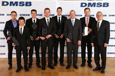 Die IDM-Sieger hatten sich fein gemacht