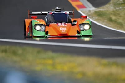 Der Mazda LMP2 in der 1991er Le-Mans-Lackierung