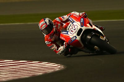 Der Stein des Anstosses: Ducati GP15 von Dovizioso