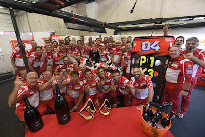 Riesenjubel bei Ducati: dritter Sieg in der Saison 2017 mit «Dovi»