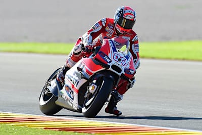 Andrea Dovizioso auf der Ducati GP15