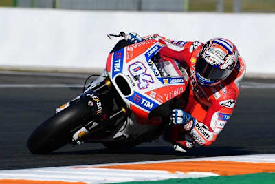 Andrea Dovizioso beim Valencia-Test