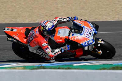 Andrea Dovizioso fuhr in Jerez nicht auf schnelle Rundenzeiten