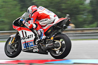 Andrea Dovizioso im FP1 noch mit der alten Verkleidung