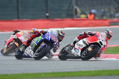 Silverstone: Dovizioso vor Lorenzo und Pedrosa