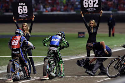 Die zwei besten Speedway-Fahrer der Welt: Jason Doyle (li) und Patryk Dudek