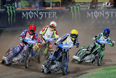 Finale: Jason Doyle vor Greg Hancock, Vaclav Milik und Patryk Dudek