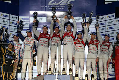 Das Podium in Schanghai