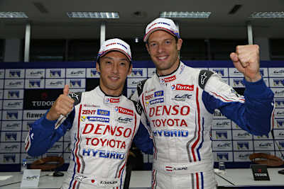 Bahrain-Polesetter Nakajima und Wurz