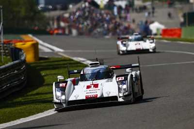 Audi belegte nach einem fehlerfreien Rennen Rang zwei hinter Toyota