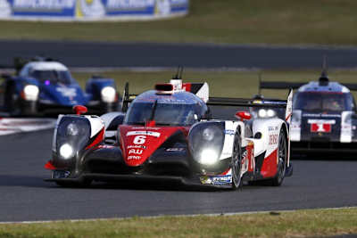 Sieger in Fuji: Der Toyota TS050 Hybrid von Stéphane Sarrazin, Mike Conway und Kamui Kobayashi 