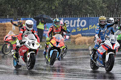 Das zweite IRRC-SBK-Rennen fiel dem Wetter zum Opfer