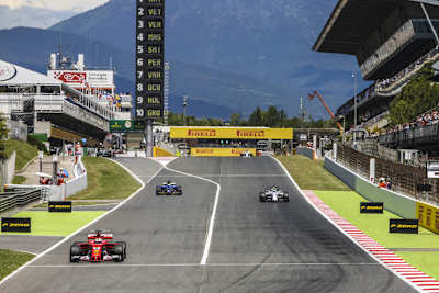 Die Piloten werden in Spanien eine bessere Möglichkeit zum Überholen erhalten