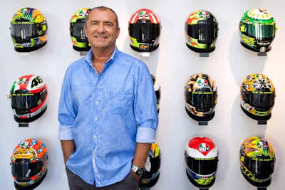 Aldo Drudi, der Maestro des kunstvollen Helm-Designs