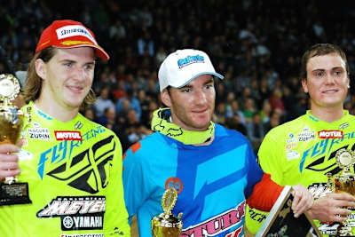 Sieger unter sich: Lama, Aranda, Politelli (v.l.n.r.)