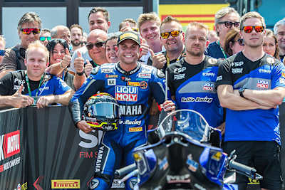 Sandro Cortese feierte in Misano Platz 3 