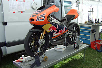 Patrick Unger mit seiner KTM 125