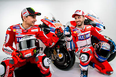 Das Ducati-Duo Lorenzo & Dovizioso 