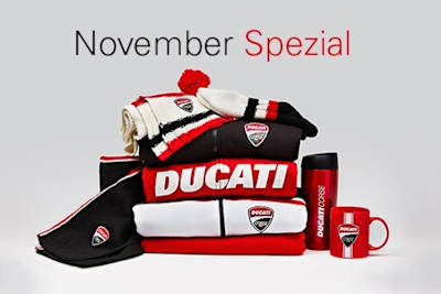 Ducati lockt mit Rabatten auf Bekleidung