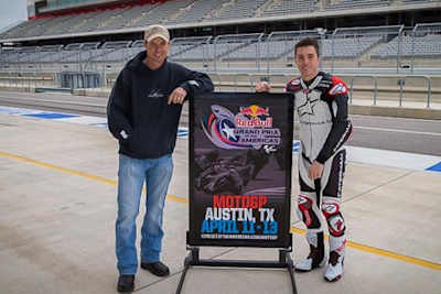 Zu Besuch auf der GP-Piste in Austin: Colin Edwards und Josh Herrin