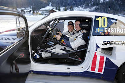 Mattias Ekström und Felix Neureuther