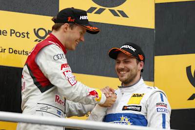 Mattias Ekström und Gary Paffett