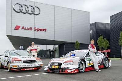 Hans-Joachim Stuck und Mattias Ekström