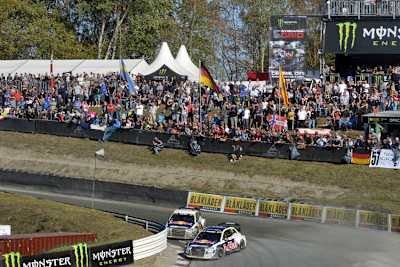 Matthias Ekström vor Andreas Bakkerud auf dem Estering
