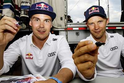 Toomas Heikkinen (li.) und Mattias Ekström