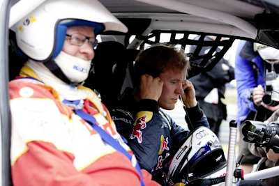 Mattias Ekström mit seinem Vater