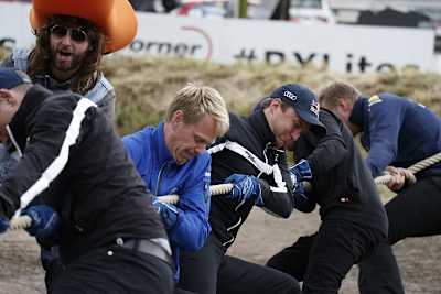 Zum Zuschauen verurteilt Mattias Ekström