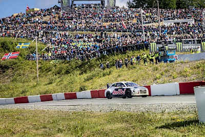 Mattias Ekström erreichte den dritten Platz in Hell