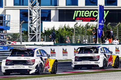 Anton Marklund und Mattias Ekström in Istanbul