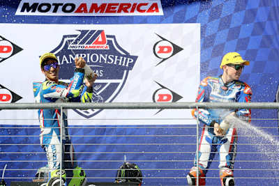 Toni Elias (24) und Roger Hayden (95)