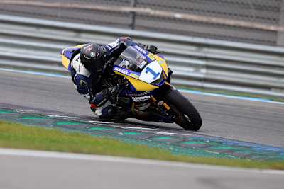 Max Enderlein startet im Rennen von Platz 2