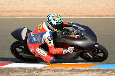 Enea Bastianini: Der 15-Jährige testete die Gresini-KTM bereits beim Almeria-Test Mitte November