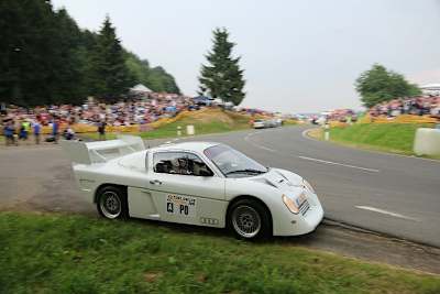 Walter Röhrl im Audi Gruppe S