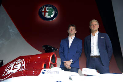 Charles Leclerc und Marcus Ericsson