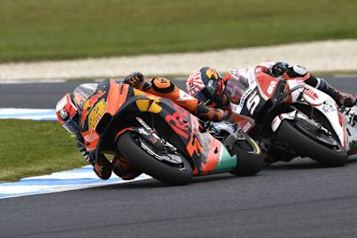 Pol Espargaró hielt Johann Zarco in Schach